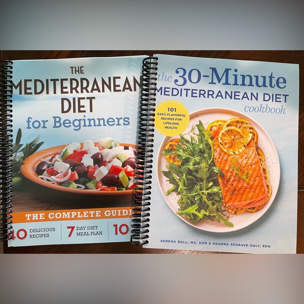 **Two Mediterranean Diet Cookbooks**
